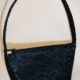 Black Brocade Silk Handbag