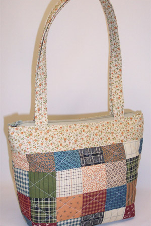 Country Patchwork Quilted Purse
