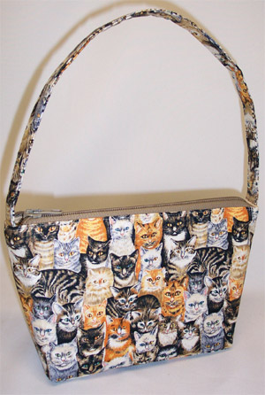 Kitties Cats Print Handbag