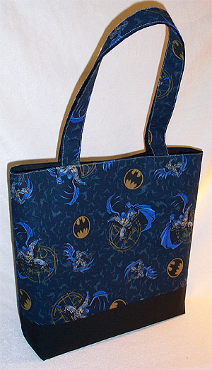 Batman Print Tote Bag