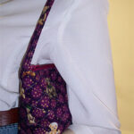 Festive Teddy Bear Print Handbag