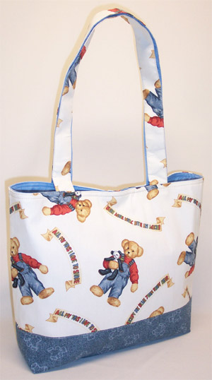Blue Jean Teddy Purse