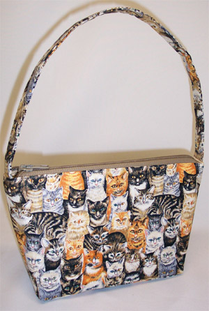 Cats Kitties Print Handbag
