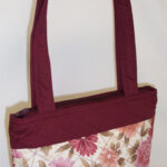 Oriental Mum Floral Quilted Bag