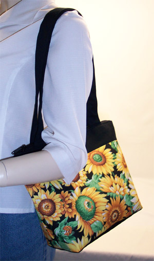 Sunflower Print Purse